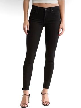 7 for all mankind Women's Gwenevere Ankle Skinny high Rise black Jeans size 26